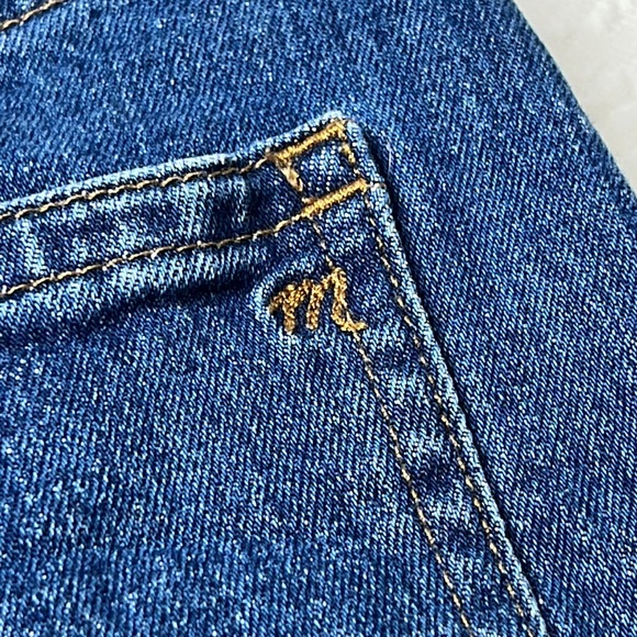 ⭐️🌸Madewell denim skirt size 26 mini frayed hem - Picture 3 of 8